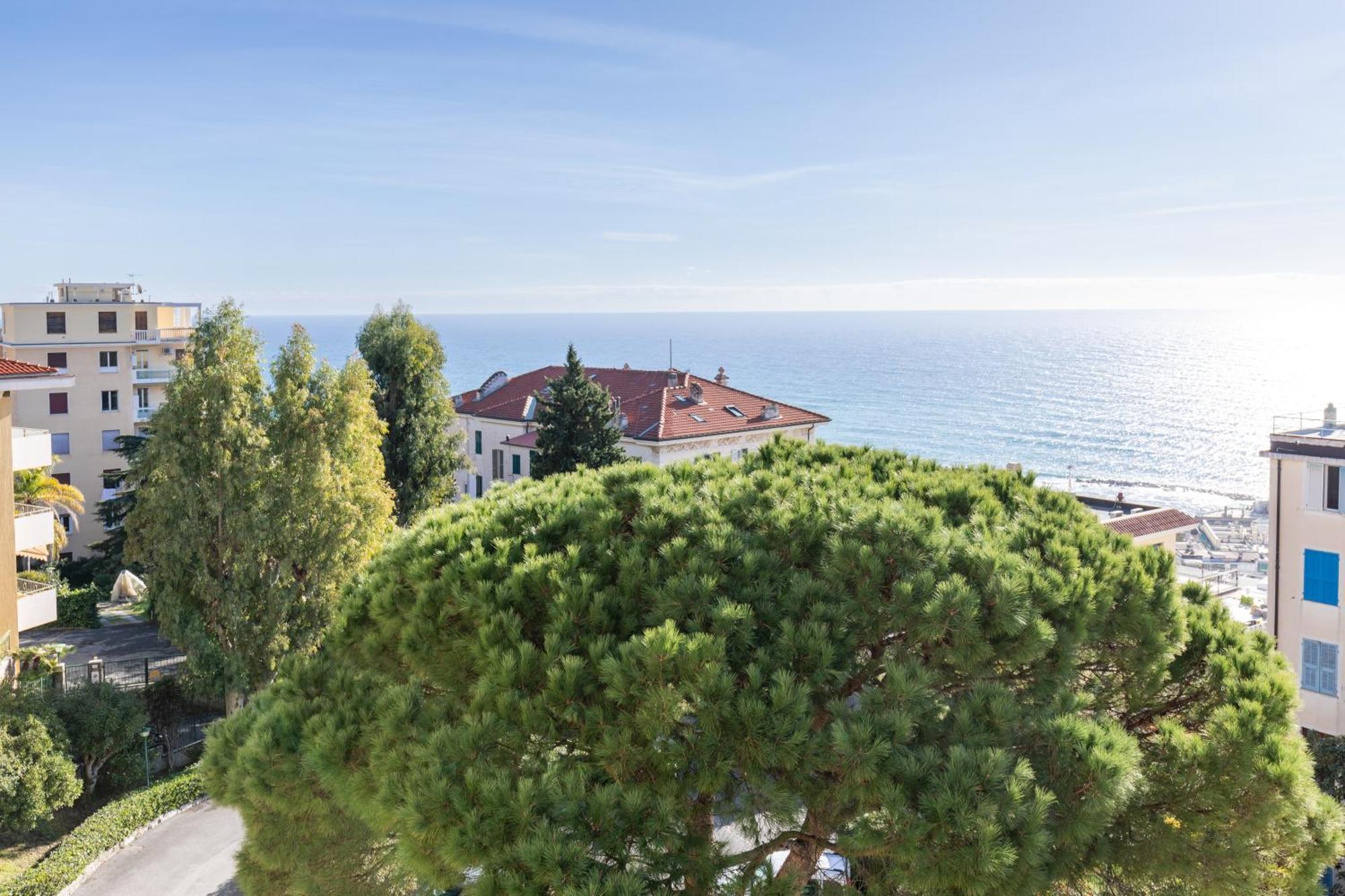 282 - Casa Boscobello, Terrazzo Vista Mare E Parcheggio Privato A 15 Minuti A Piedi Dal Teatro Ariston San Remo Buitenkant foto