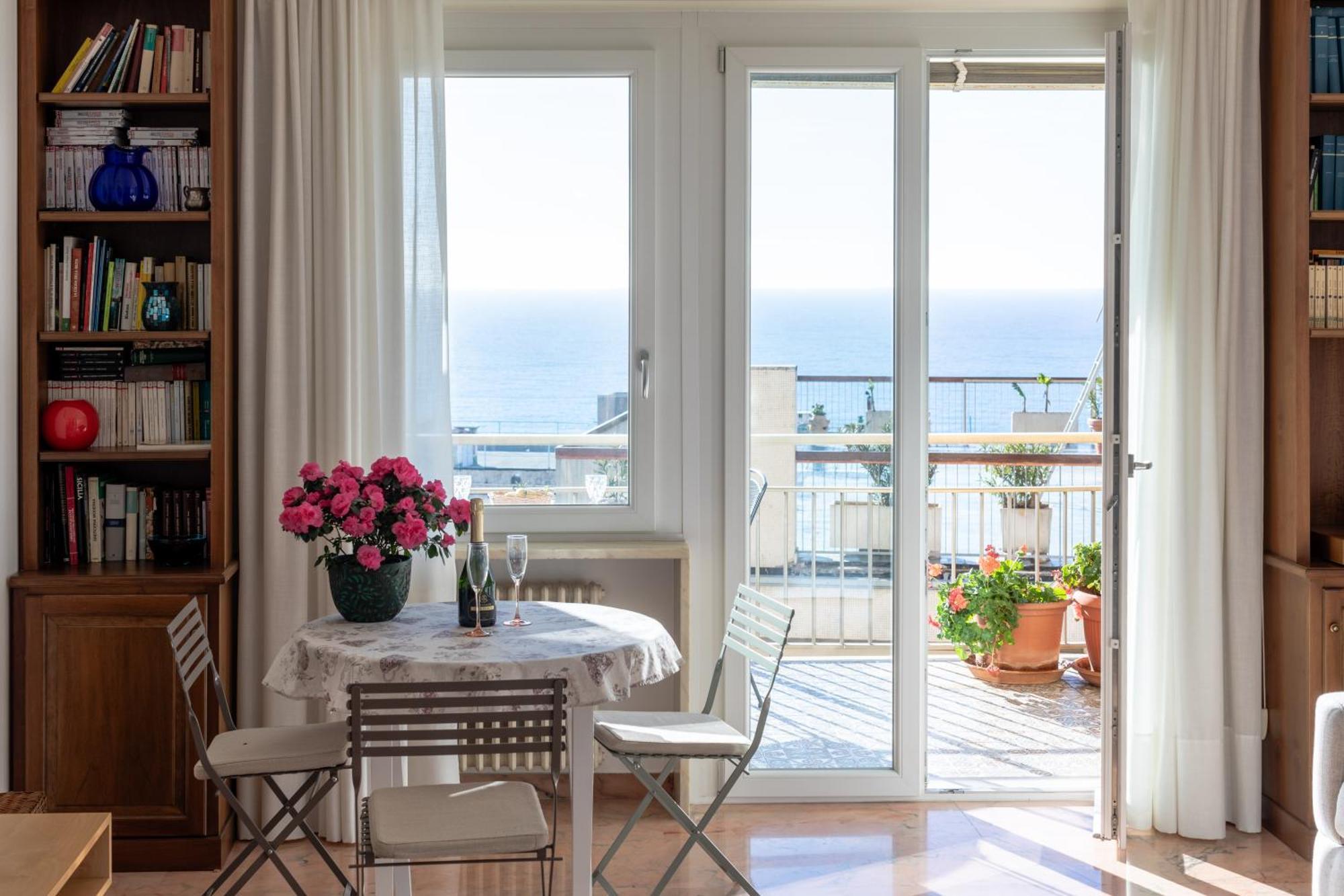 282 - Casa Boscobello, Terrazzo Vista Mare E Parcheggio Privato A 15 Minuti A Piedi Dal Teatro Ariston San Remo Buitenkant foto